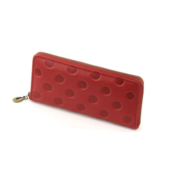 EN THIN ROUND Red Dot Wallet