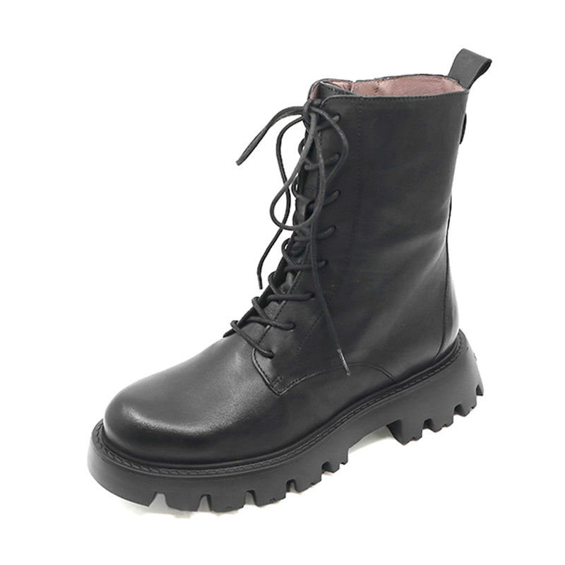 ESTREL Black WondersFly Leather Boots