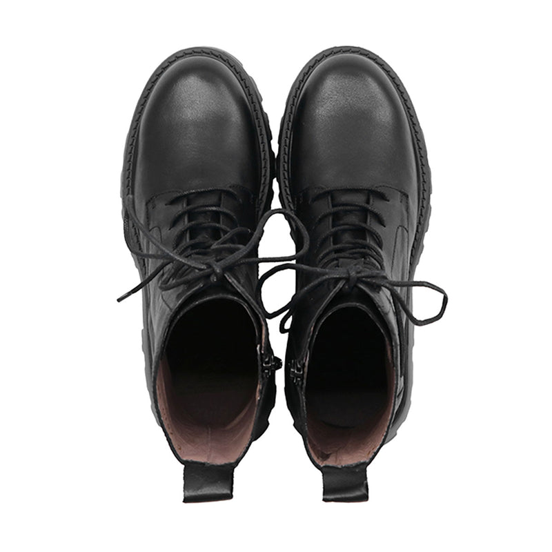ESTREL Black WondersFly Leather Boots