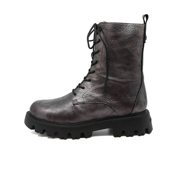 ESTREL Dark Silver WondersFly Leather Boots