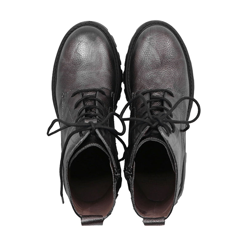 ESTREL Dark Silver WondersFly Leather Boots