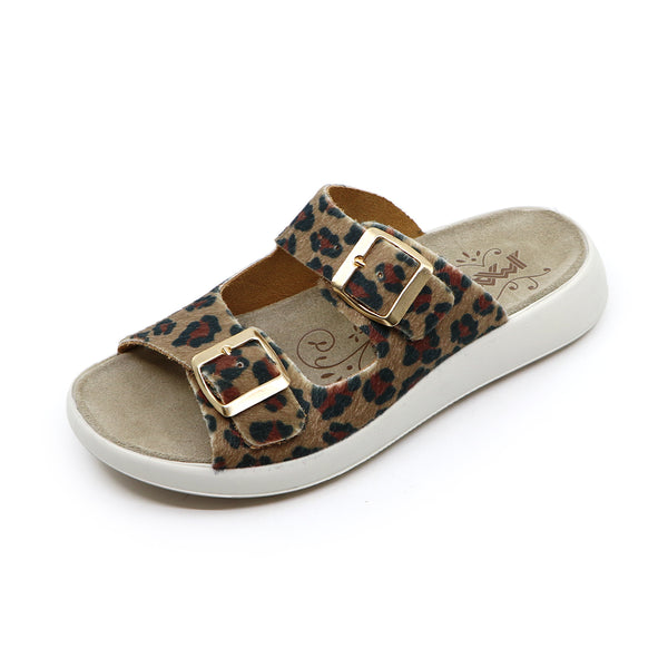 FIA Leopard WIDE FIT SANDALS