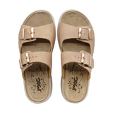 FIA Mocha Beige WIDE FIT SANDALS