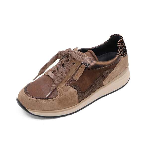 FRANKA Espresso Brown Bunion Fit Sneakers