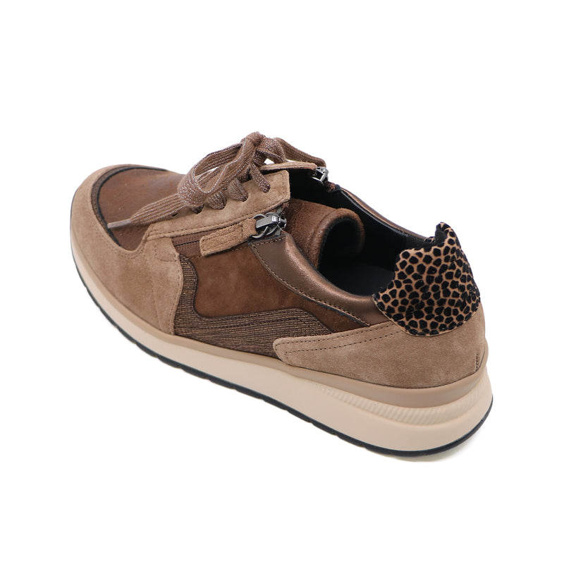 FRANKA Espresso Brown Bunion Fit Sneakers