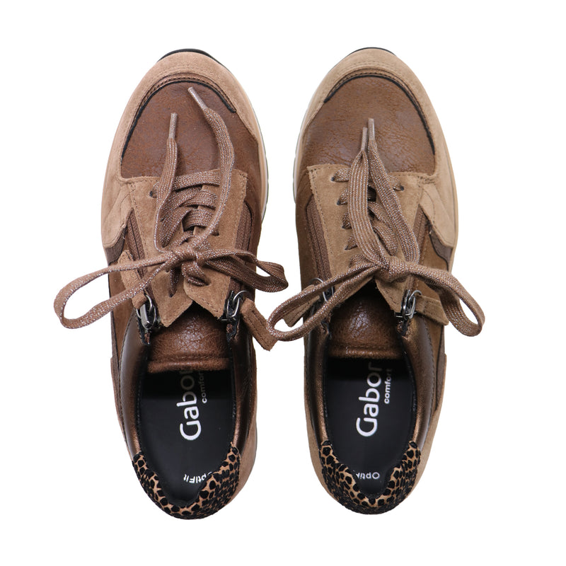FRANKA Espresso Brown Bunion Fit Sneakers