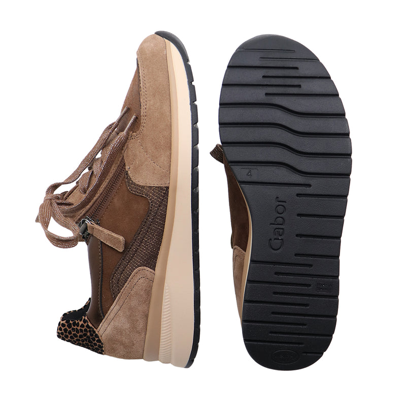 FRANKA Espresso Brown Bunion Fit Sneakers