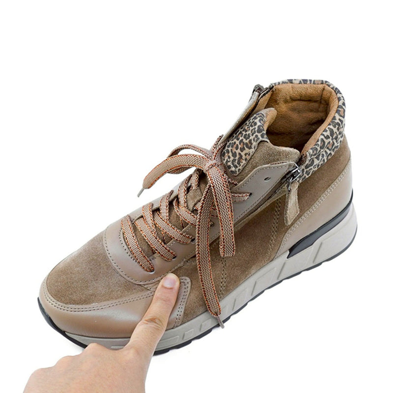 FENNA Dark Beige Anti-Slip Sneaker Boots