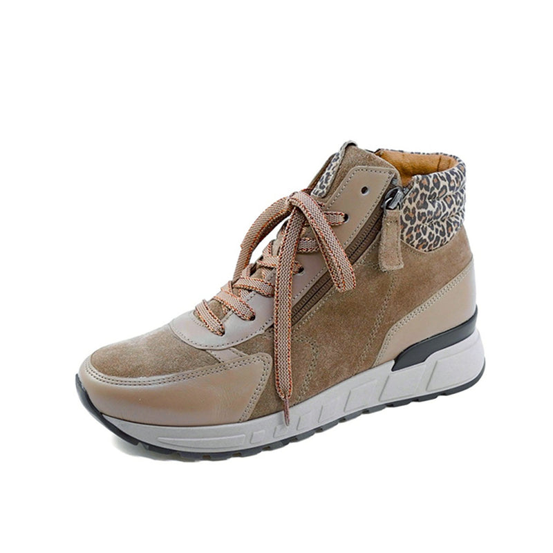 FENNA Dark Beige Anti-Slip Sneaker Boots