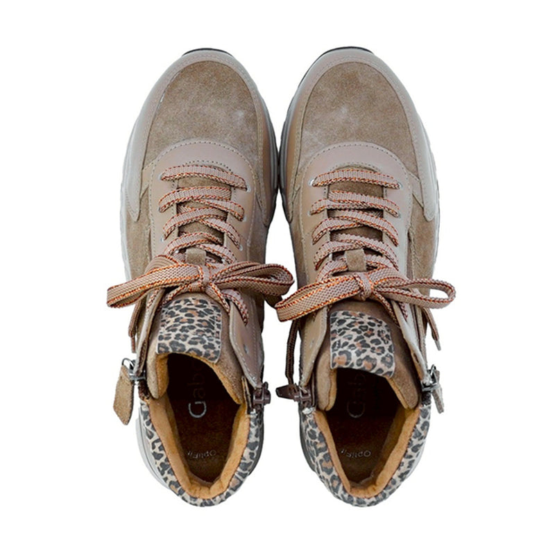 FENNA Dark Beige Anti-Slip Sneaker Boots