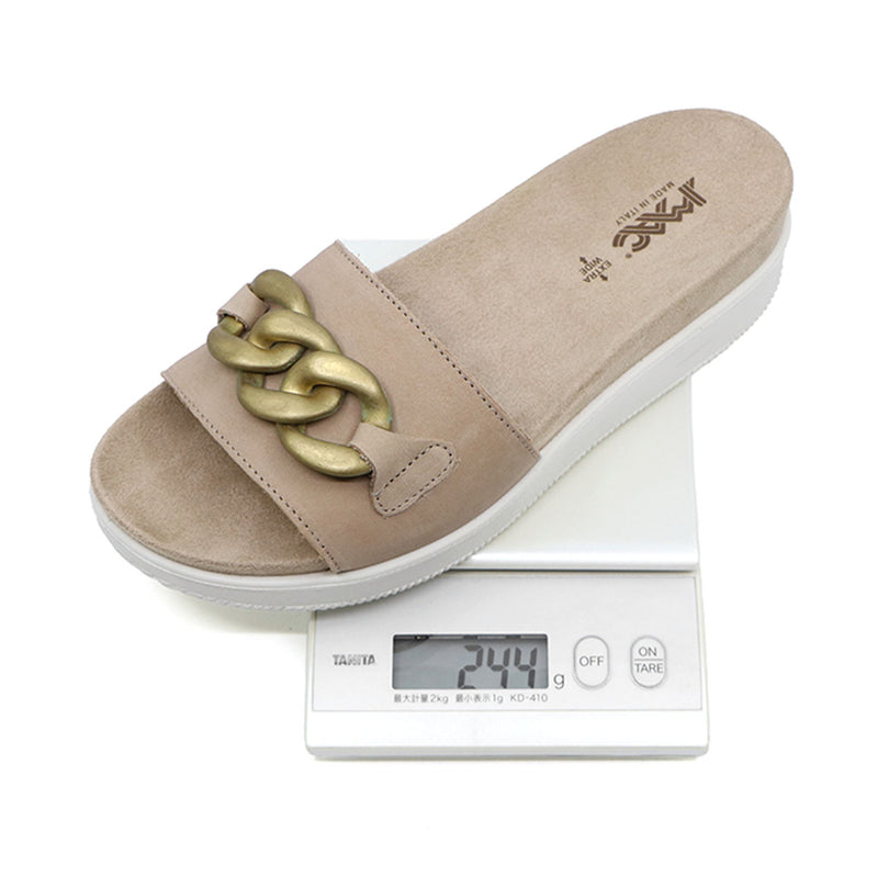 FINA Beige Wide Fit Sandals