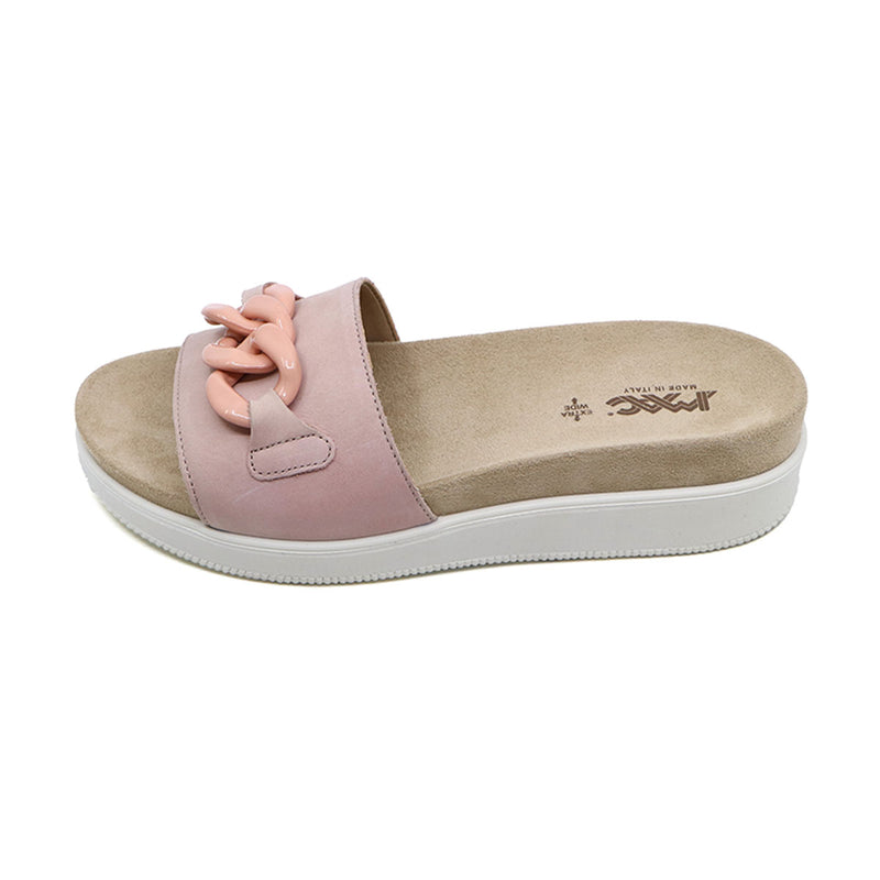 FINA Nude Pink Wide Fit Sandals