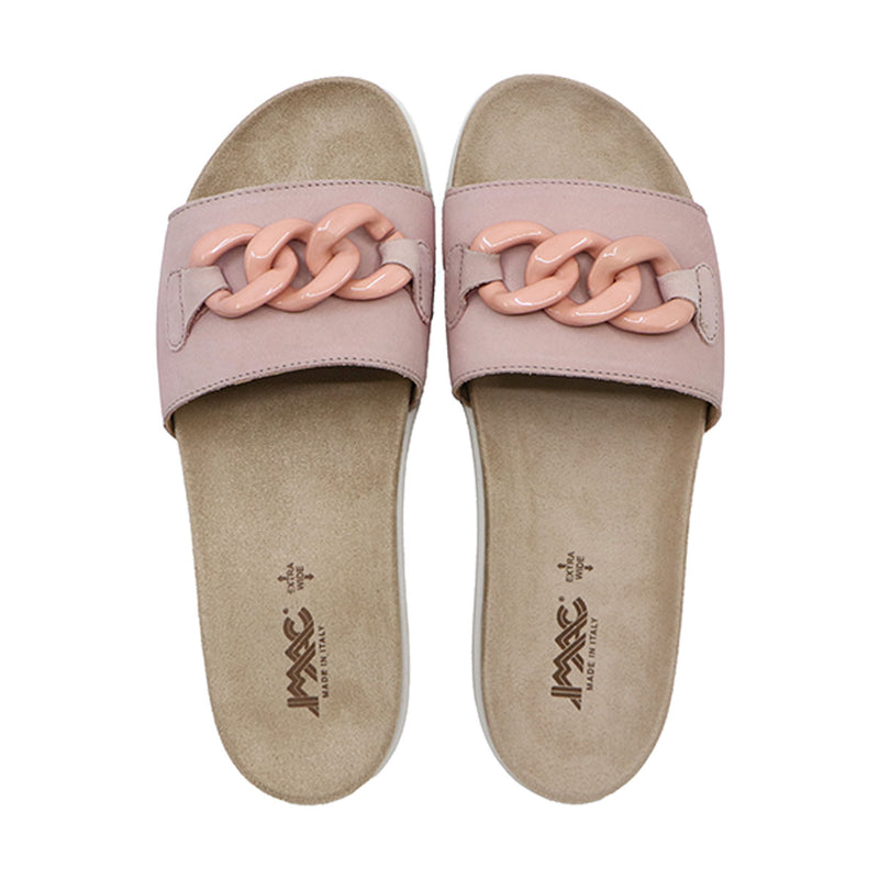 FINA Nude Pink Wide Fit Sandals