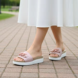 FINA Nude Pink Wide Fit Sandals