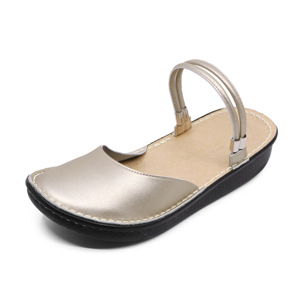 Futo Champagne Microfiber Real Support Sandals