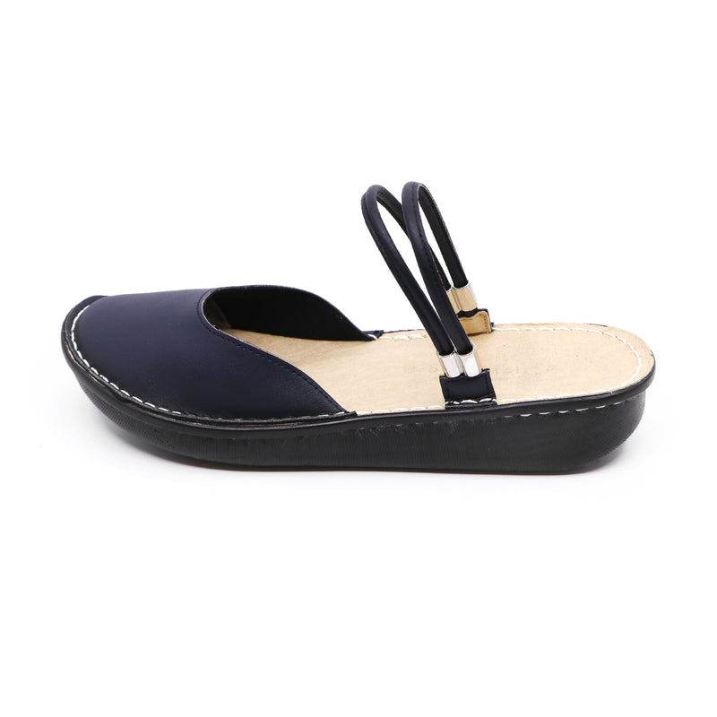 Futo Navy Microfiber Real Support Sandals