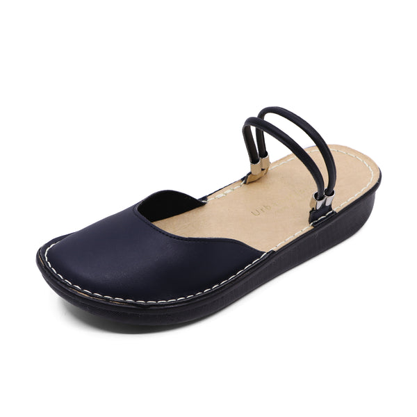 Futo Navy Microfiber Real Support Sandals