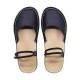 Futo Navy Microfiber Real Support Sandals