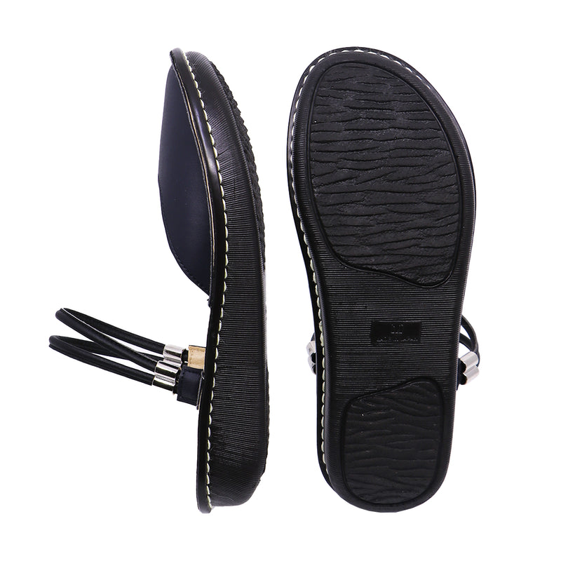 Futo Navy Microfiber Real Support Sandals