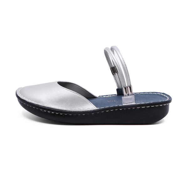 Futo Silver Microfiber Real Support Sandals