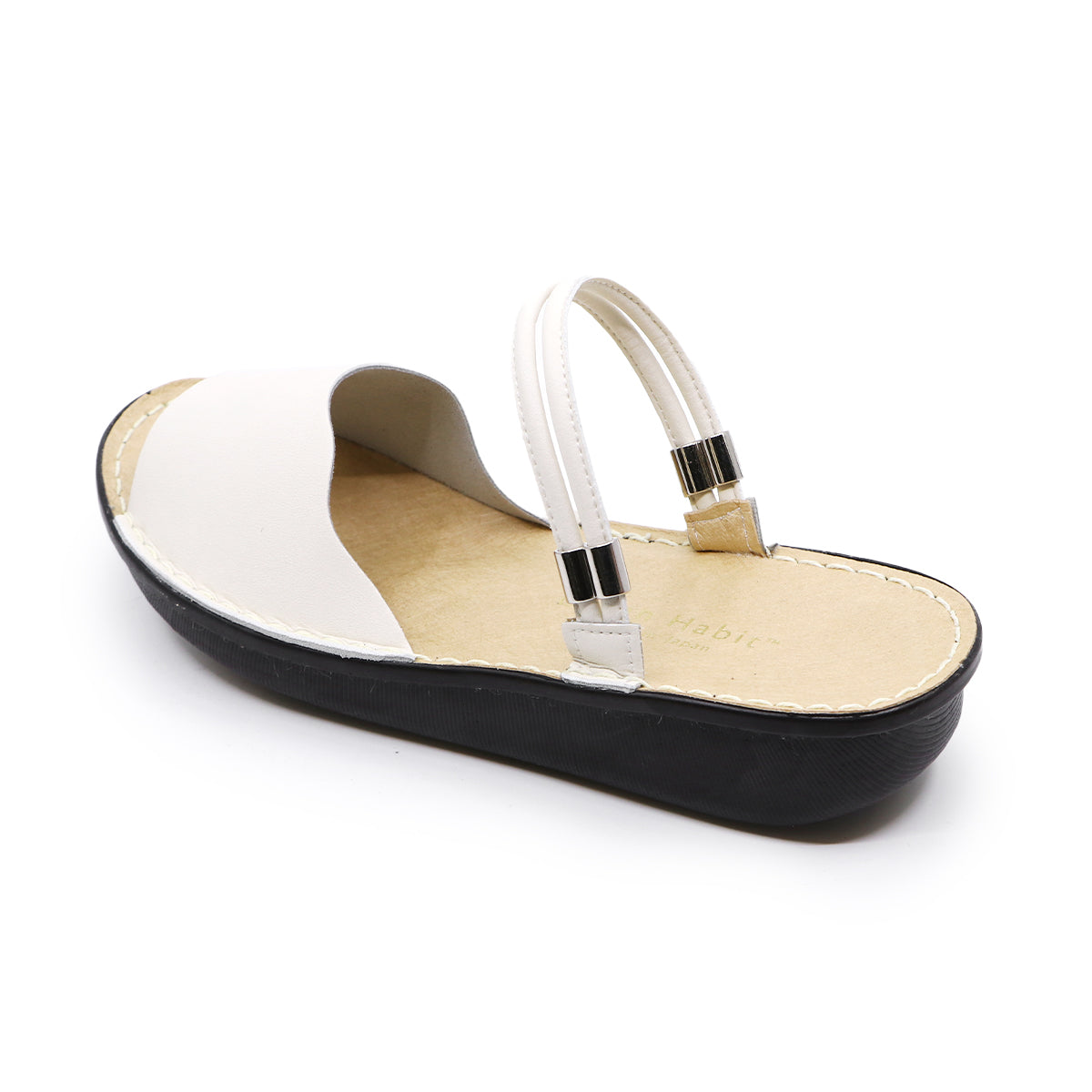 Fuuna Ivory Microfiber Real Support Sandals