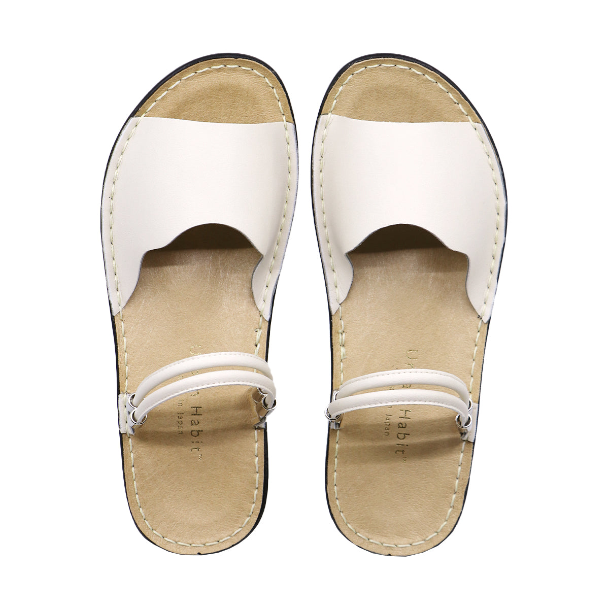 Fuuna Ivory Microfiber Real Support Sandals