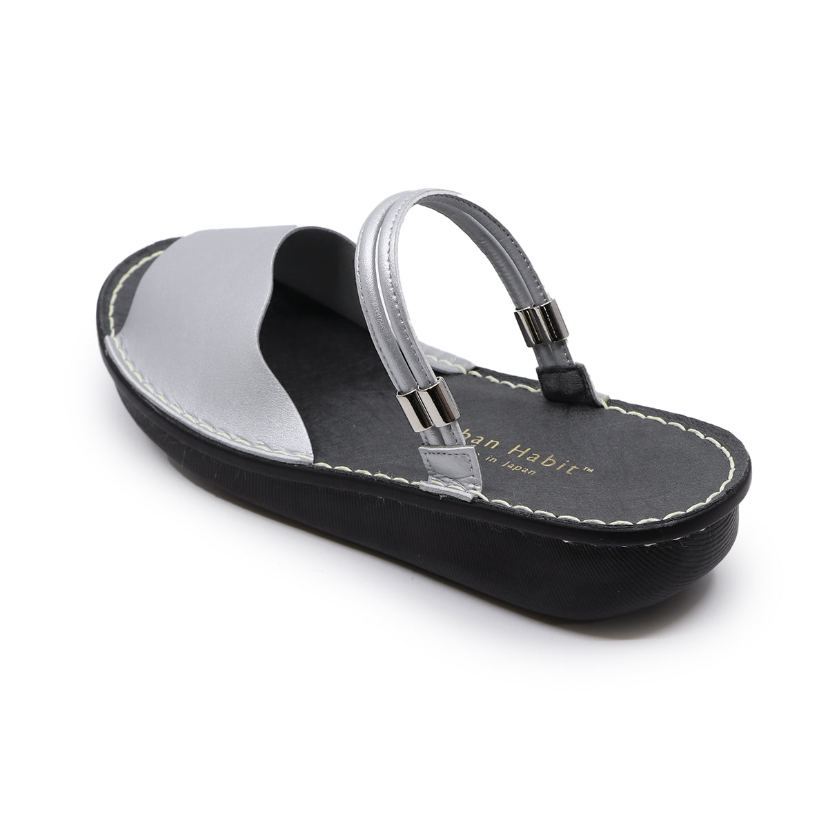 Fuuna Silver Microfiber Real Support Sandals