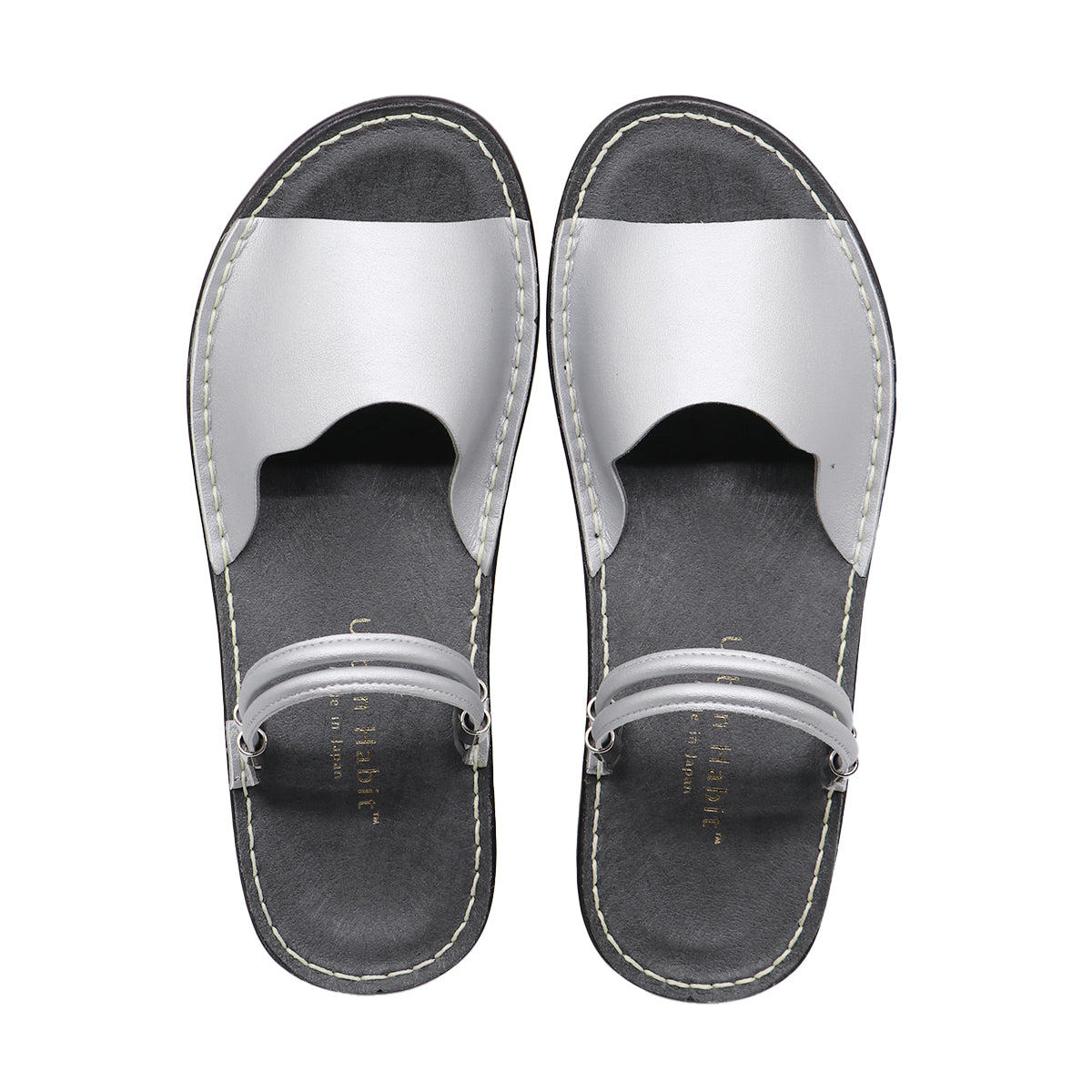 Fuuna Silver Microfiber Real Support Sandals