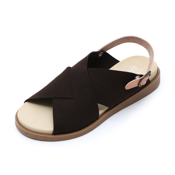 Fuwa Dark Brown 2 Ways Soft Sandals