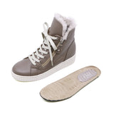 Fuyu Ivory Fur Sneaker Boots