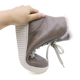 Fuyu Taupe Fur Sneaker Boots