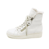 Fuyu Ivory Fur Sneaker Boots