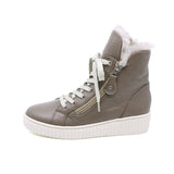 Fuyu Taupe Fur Sneaker Boots