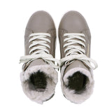 Fuyu Taupe Fur Sneaker Boots