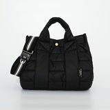 GINO Puff QUILT Tote M Grege