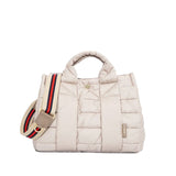 GINO Puff QUILT Tote M Grege