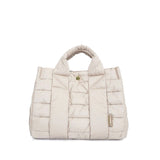 GINO Puff QUILT Tote M Grege