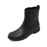 GRETA Black Soft Walking Leather Boots