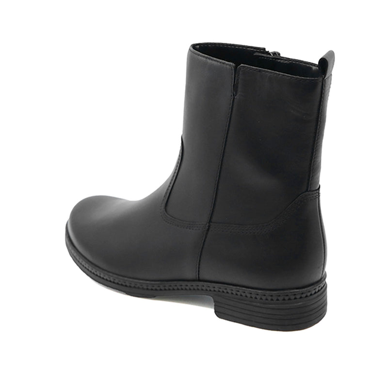 GRETA Black Soft Walking Leather Boots