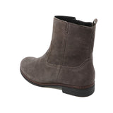 GRETA Taupe Grey Soft Walking Leather Boots