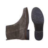 GRETA Taupe Grey Soft Walking Leather Boots