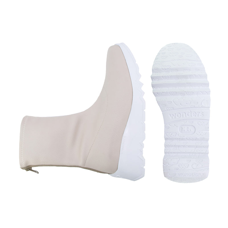 Gwyn Cream WondersFly Stretch Boots â shoes republic