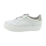 Haddy White Combi Soft Walking Sneakers