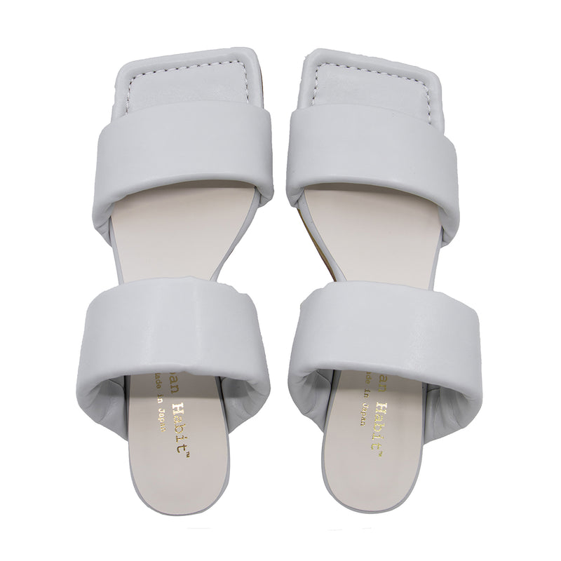 Hano Light Grey Extra Soft Mule Sandals