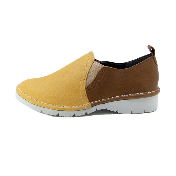 Haruto Camel-Brown Wide Fit Slip On