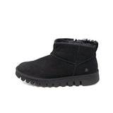 HIELA Black Soft Warm Leather Boots