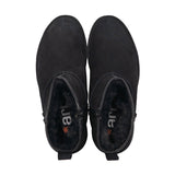 HIELA Black Soft Warm Leather Boots