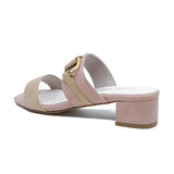 Itto Pink Beige Combi Soft Heel Sandals