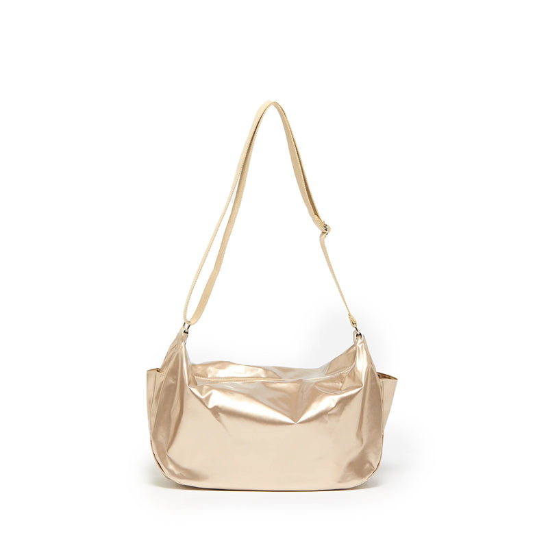 Liris Mono Champagne Shoulder & Cross body bag