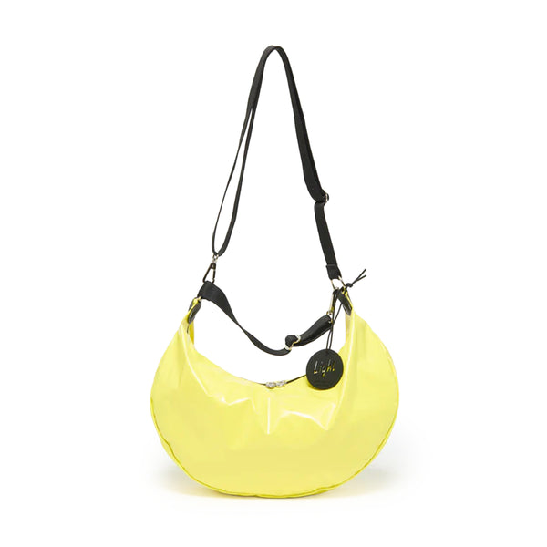 CHARLIE 2 WAYS EXTRA LIGHT HALF-MOON BAG Lime